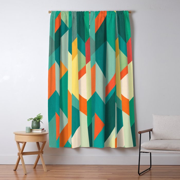 Broken Ocean Window Curtain Gallery Image 1