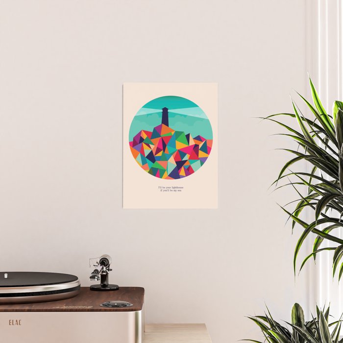 I'll be your lighthouse if you'll be my sea Poster Gallery Image 2