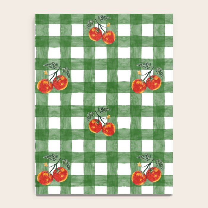 Tomato Gingham Notebook Gallery Image 4
