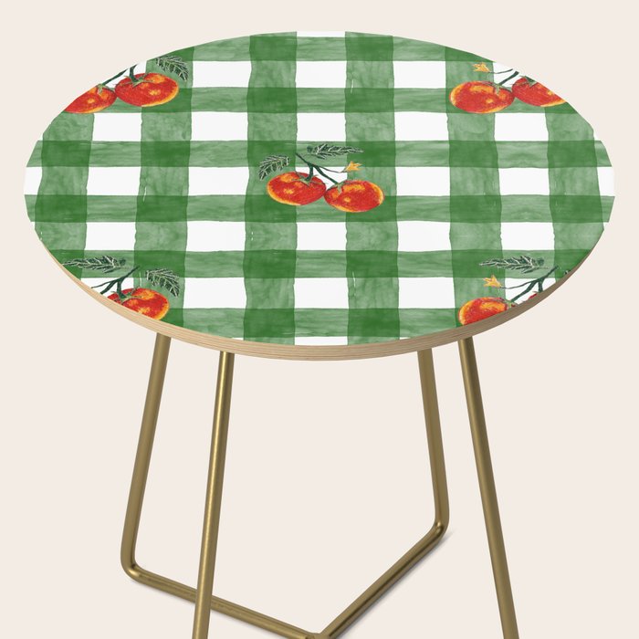 Tomato Gingham Side Table Gallery Image 2