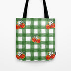 Tomato Gingham Tote Bag Gallery Image 1