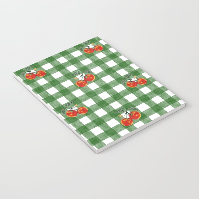 Tomato Gingham Notebook Gallery Image 3