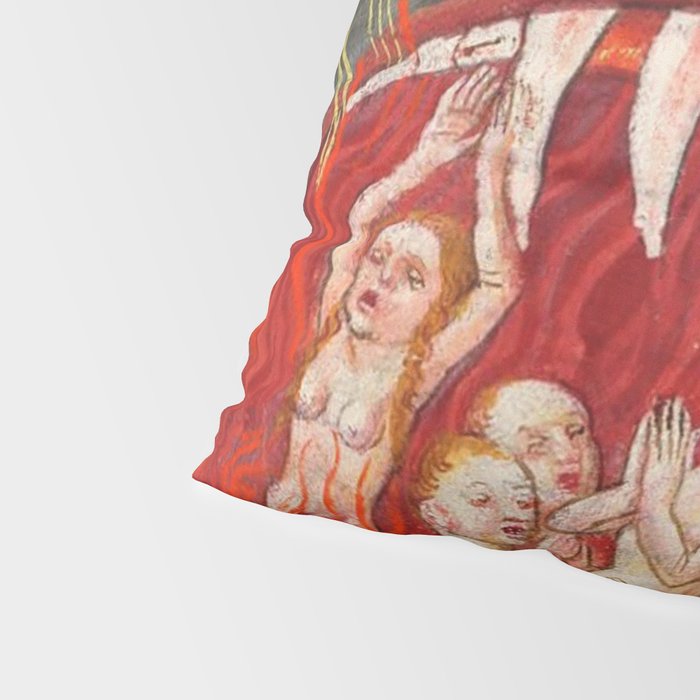 The mouth of Hell medieval art Pillow Sham Gallery Image 4