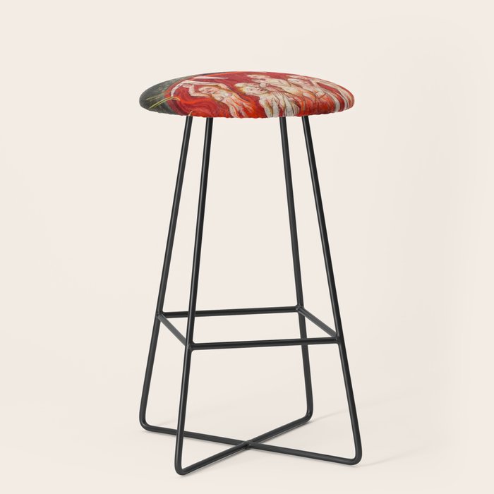 The mouth of Hell medieval art Stool Gallery Image 1