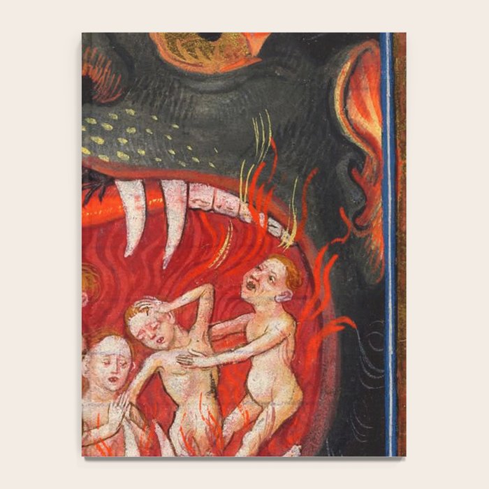 The mouth of Hell medieval art Notebook Gallery Image 4