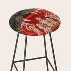 The mouth of Hell medieval art Stool Gallery Image 2