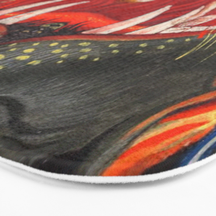 The mouth of Hell medieval art Bath Mat Gallery Image 3