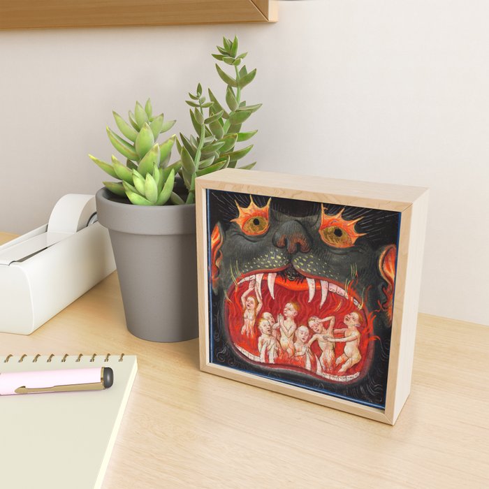 The mouth of Hell medieval art Mini Art Print Gallery Image 2