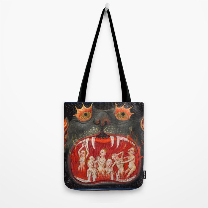 The mouth of Hell medieval art Tote Bag Gallery Image 2