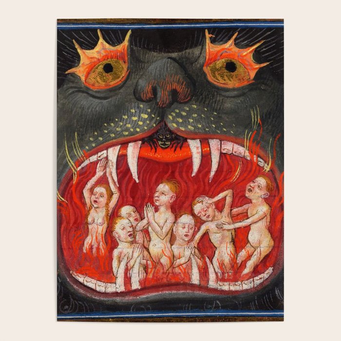 The mouth of Hell medieval art Poster Gallery Image 4