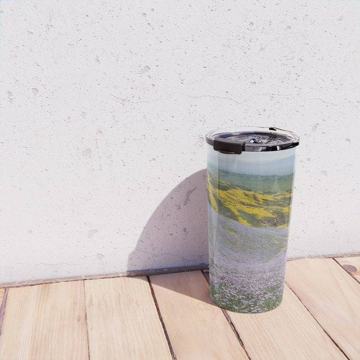California Wildflowers Travel Mug Gallery Image 4
