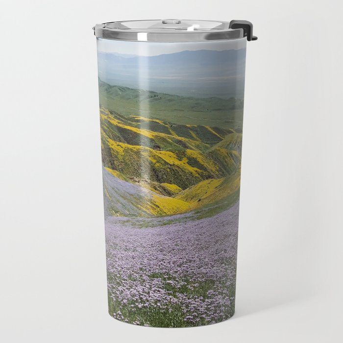 California Wildflowers Travel Mug Gallery Image 2