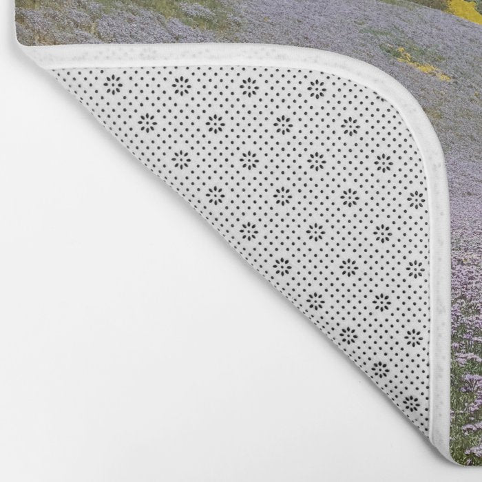 California Wildflowers Bath Mat Gallery Image 2