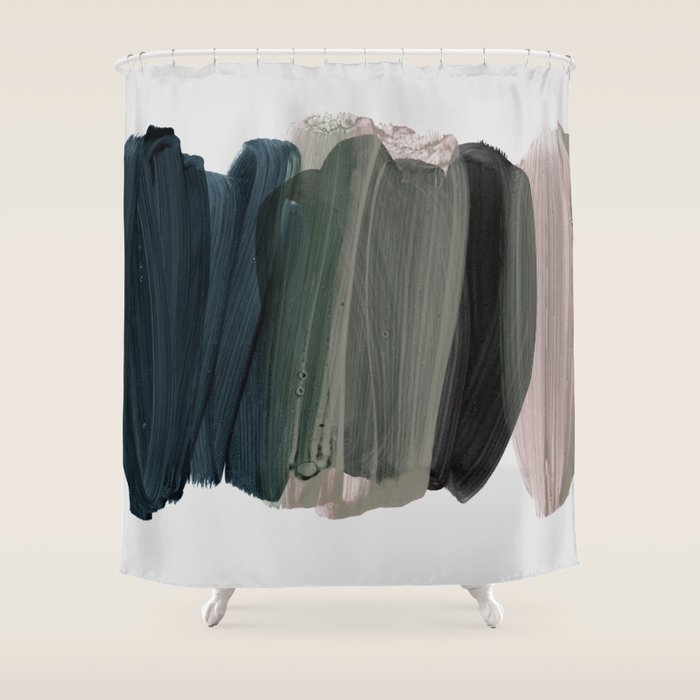 minimalism 8 two Shower Curtain Gallery Image 1