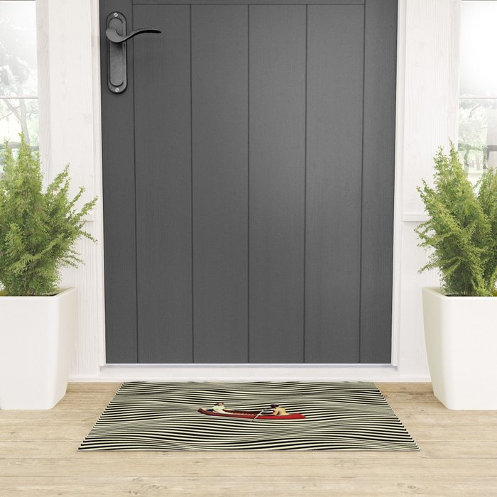 Illusionary Boat Ride Welcome Mat Gallery Image 3