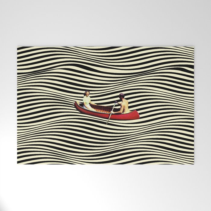 Illusionary Boat Ride Welcome Mat Gallery Image 1