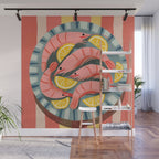 Shrimp Picnic Wall Mural Gallery Image 1
