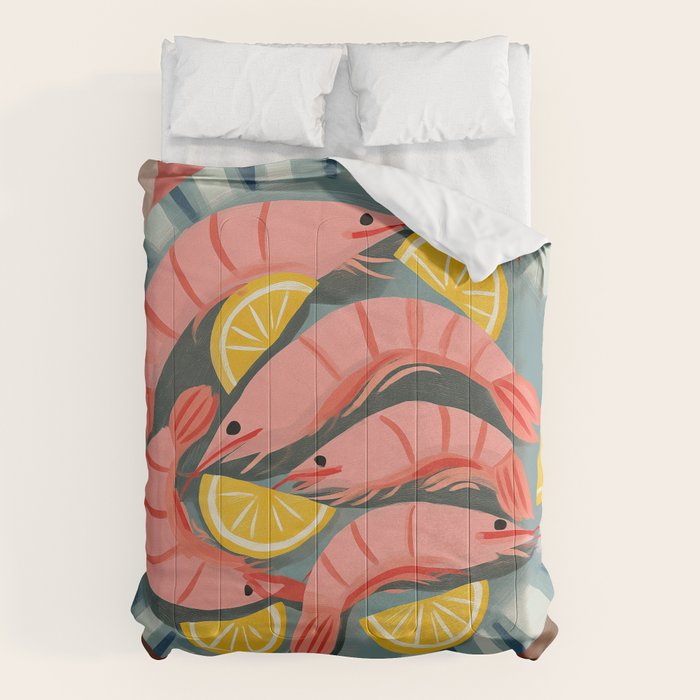 Shrimp Picnic Comforter Gallery Image 6