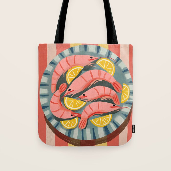 Shrimp Picnic Tote Bag Gallery Image 1