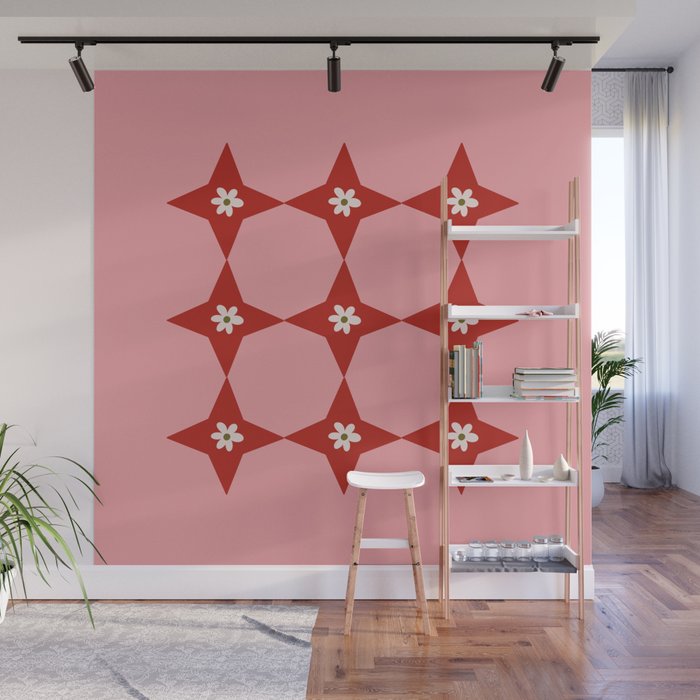 Flower Tile I Wall Mural Gallery Image 1