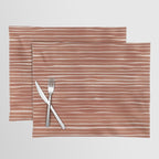 Nomad Terracotta Stripes Placemat Gallery Image 1