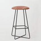 Nomad Terracotta Stripes Stool Gallery Image 1