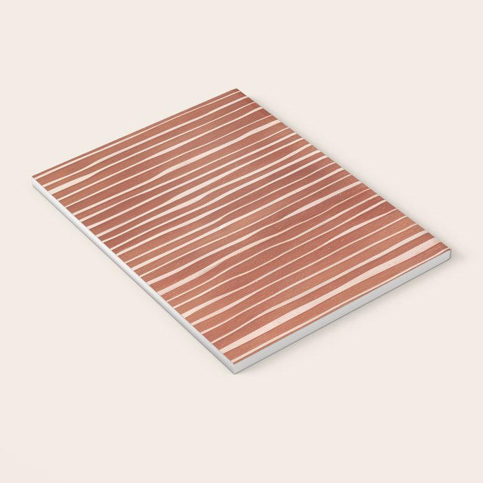 Nomad Terracotta Stripes Notebook Gallery Image 3