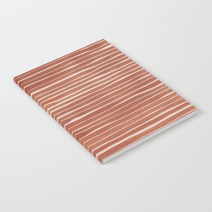 Nomad Terracotta Stripes Notebook Gallery Image 1