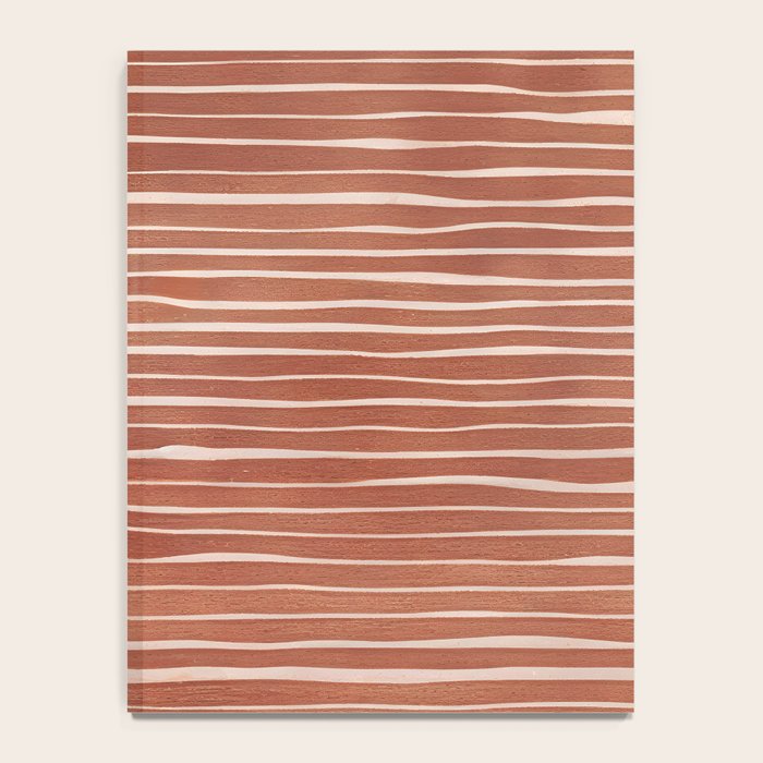 Nomad Terracotta Stripes Notebook Gallery Image 4