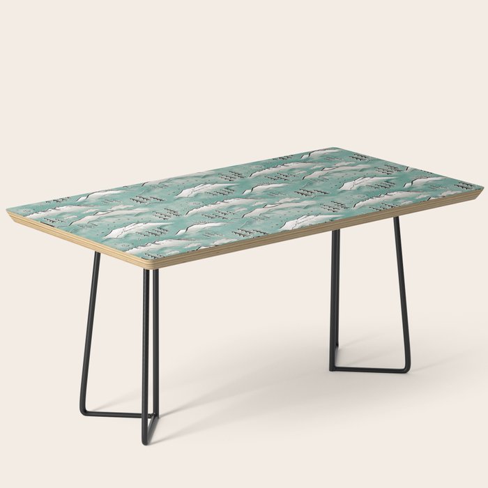 Monte Vista - Turquoise and silver Coffee Table Gallery Image 1