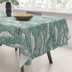 Monte Vista - Turquoise and silver Tablecloth Gallery Image 3