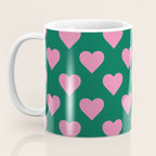 Bubblegum and Forest Just Hearts Coffee Mug Gallery Image 3
