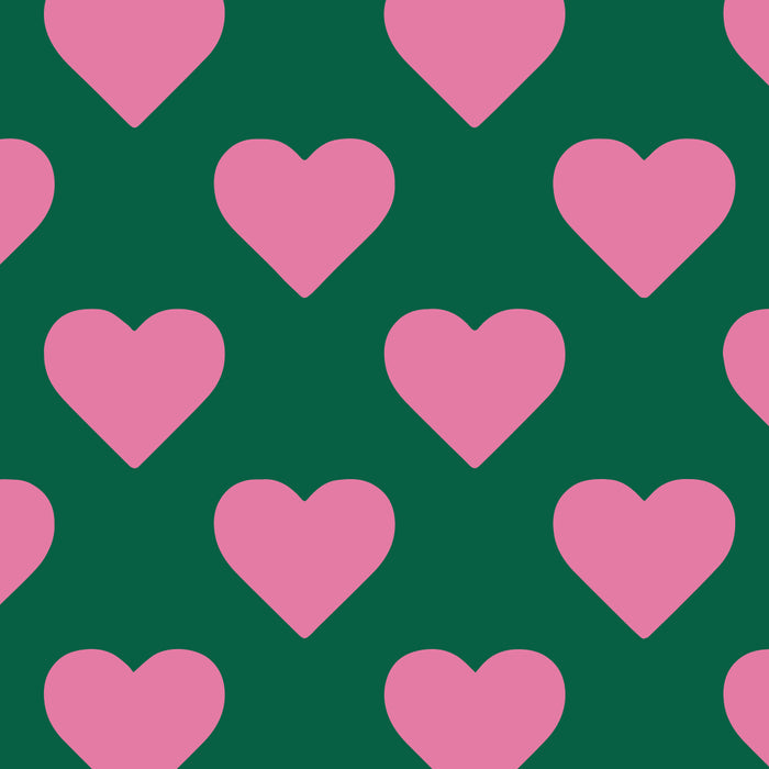 Bubblegum and Forest Just Hearts Coffee Mug Gallery Image 2
