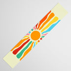 Retro Sun Waves: Rainbow Edition Table Runner Gallery Image 3