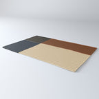Color Block Line Abstract I Boho Rustic Rug Gallery Image 3
