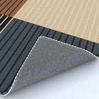 Color Block Line Abstract I Boho Rustic Rug Gallery Image 4