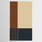Color Block Line Abstract I Boho Rustic Tablecloth Gallery Image 2