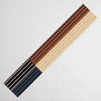 Color Block Line Abstract I Boho Rustic Table Runner Gallery Image 3