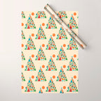 The house at the pine forest Wrapping Paper Gallery Image 1