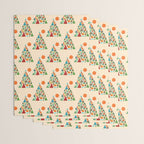 The house at the pine forest Wrapping Paper Gallery Image 3