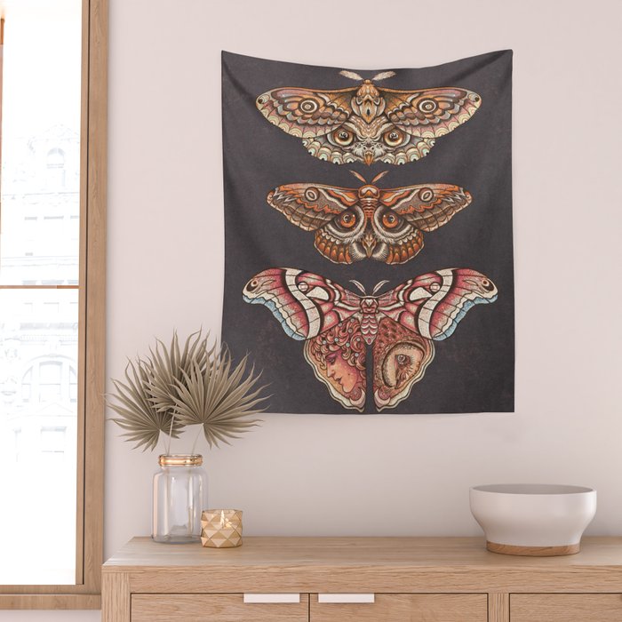 Moth Wings IV Wall Tapestry Gallery Image 2