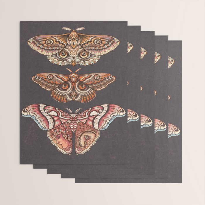 Moth Wings IV Wrapping Paper Gallery Image 3