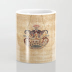 Tabriz  Antique North West Persian Silk Niche Rug Print Coffee Mug Gallery Image 4