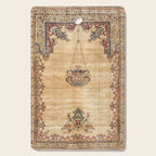 Tabriz  Antique North West Persian Silk Niche Rug Print Cutting Board Gallery Image 1