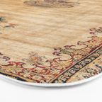 Tabriz  Antique North West Persian Silk Niche Rug Print Bath Mat Gallery Image 3