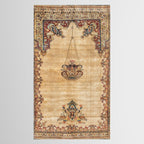 Tabriz  Antique North West Persian Silk Niche Rug Print Tablecloth Gallery Image 2