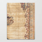 Tabriz  Antique North West Persian Silk Niche Rug Print Notebook Gallery Image 4