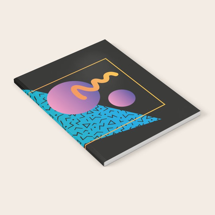 Memphis Pattern 24 - 80s / 90s Retro Notebook Gallery Image 2