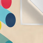 Retro Mid Century Beams | Bauhaus Geometric Pattern Wall Tapestry Gallery Image 3