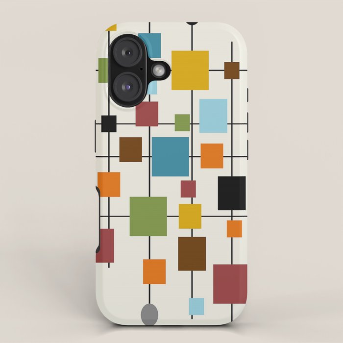 Mid-Century Modern Art 1.3 iPhone Case Gallery Image 1